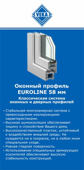 ОкнаВека-кчк EUROLINE 58